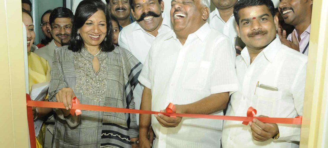 The eLAJ clinic in Mallathahalli, Bengaluru, India, launched by the erstwhile Health Minister Mr. Ramesh Kumar in 2017